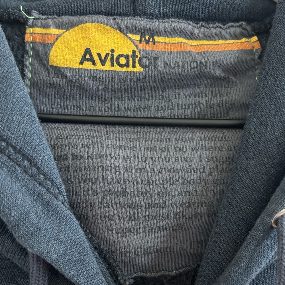 Aviator Nation Wave Stripe 4 Hoodie - Picture 4 of 4